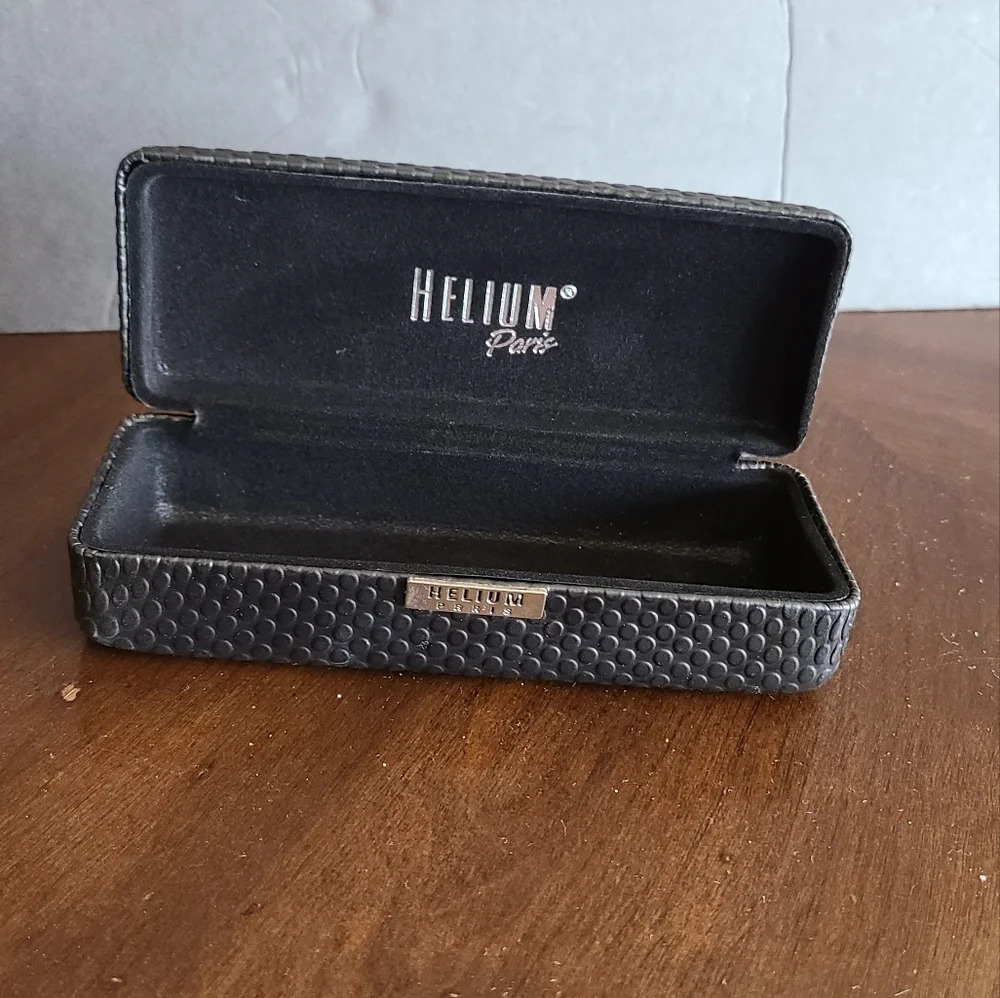 Helium Paris Eyaglass Case Hard faux leather 6×2×1,5